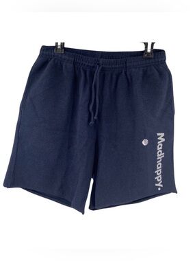 MadHappy Terry Cloth Navy Shorts Size Large NEW